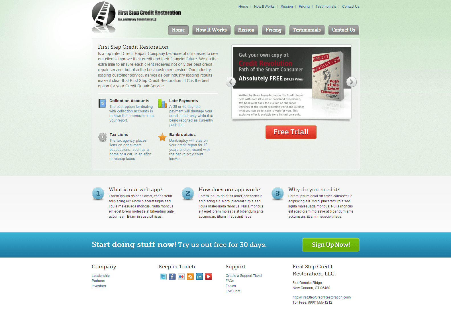 First Step Credit Restoration screenshot